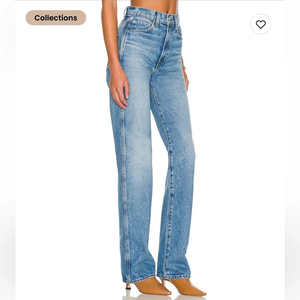 GRLFRND High Rise Blue Jeans - Picture 3 of 7
